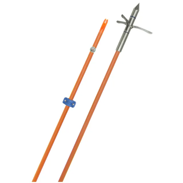 Fin-Finder Raider Pro Orange Kraken 3-Barb Bowfishing Arrow - Fin-Finder