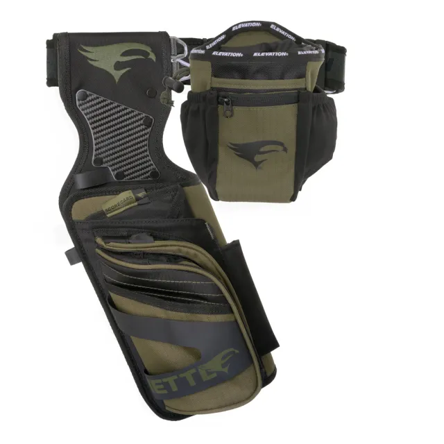 Buy Elevation Mettle Field Quiver Ambush Green LH 3-Stage Arrow Bay Package online