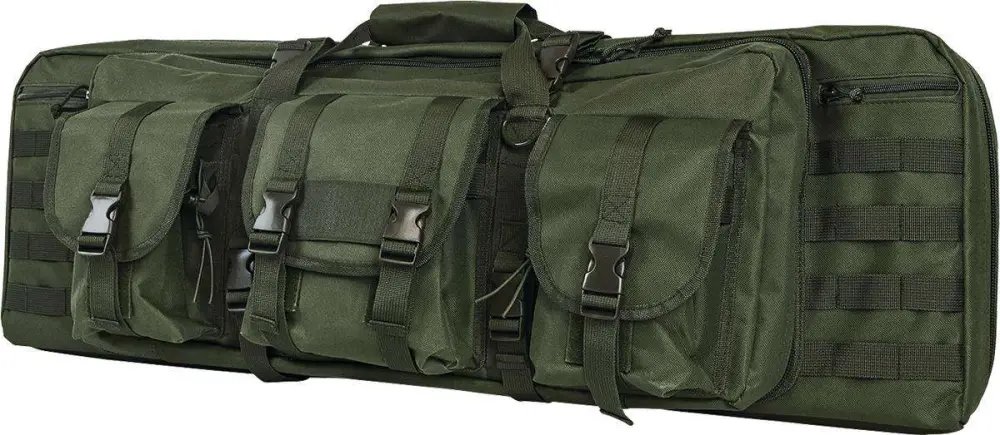 Buy NcStar CVDC2946G-36 Double Carbine Case, Green, 36", Heavy Duty PVC online