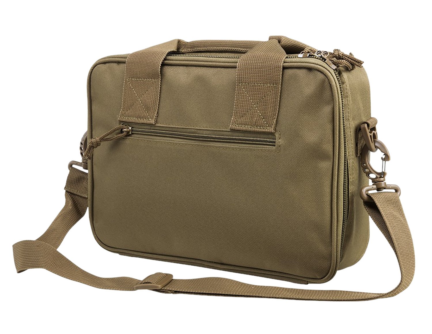Buy NcStar CPDX2971T VISM Double Pistol Range Bag Tan 13"x10"x3.25" online