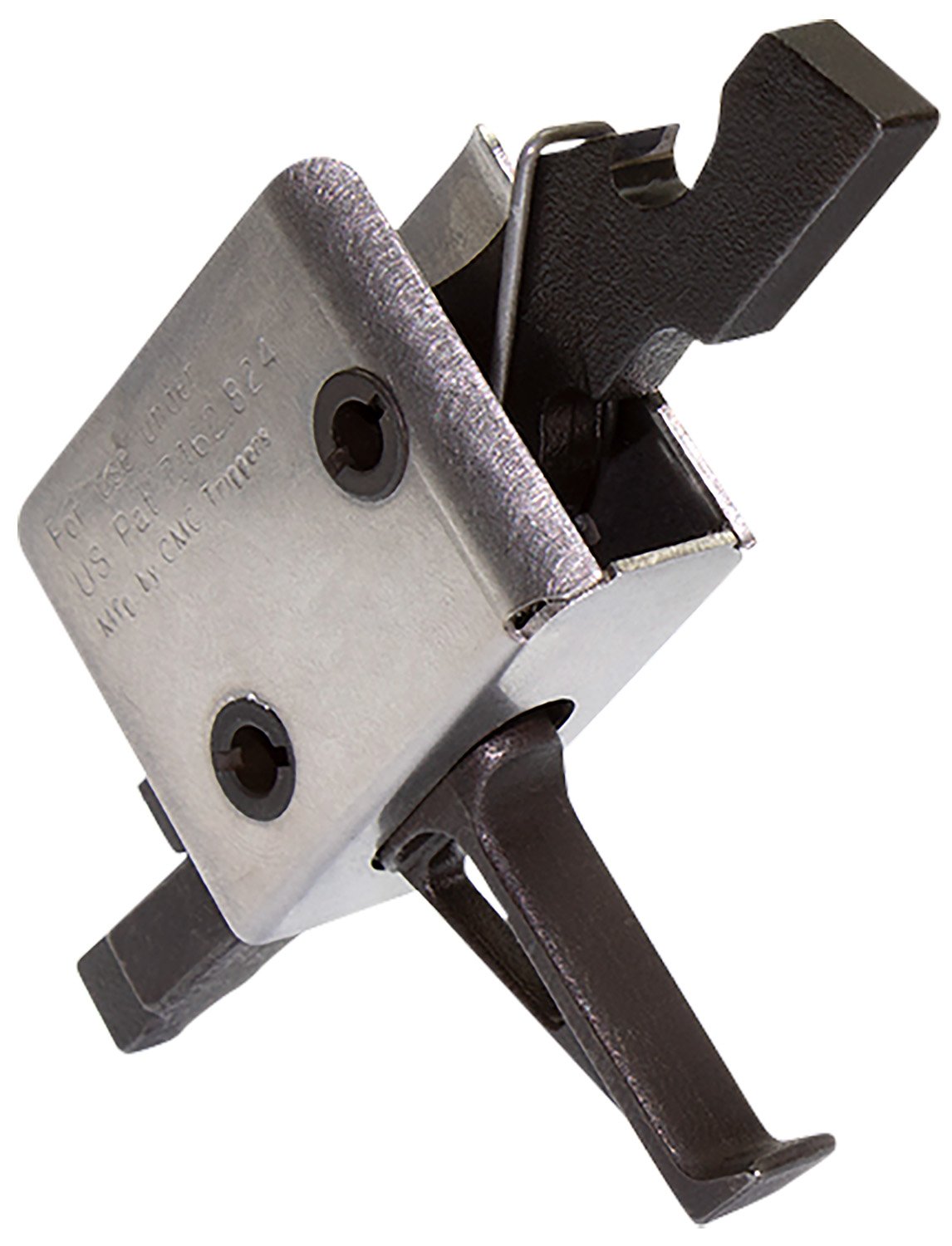 CMC 91507 AR-15 Drop-In Flat Trigger 3.5 lbs Black/Silver Finish - CMC Triggers