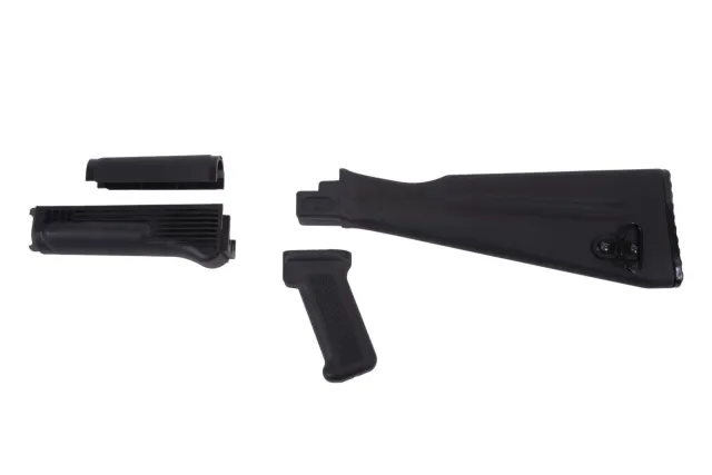 Arsenal 4 Piece NATO Length Black Polymer Stock Set - Arsenal