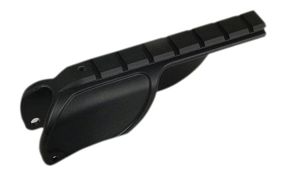 Weaver Mossberg 500 Shotgun Saddle Mount Black 12 Gauge - Weaver - 12 GAUGE