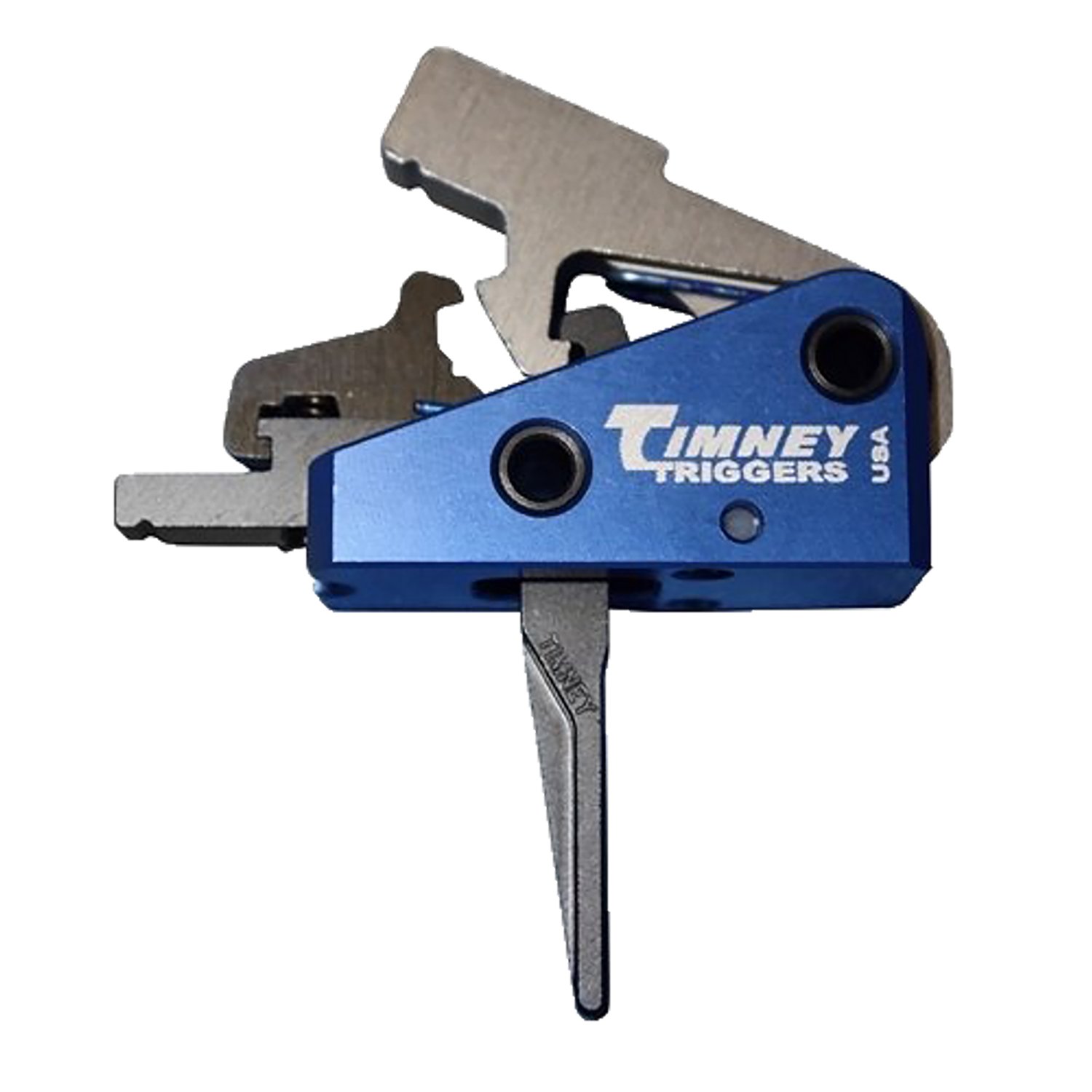Timney 663SST Targa 2-Stage AR Trigger 2 lbs Straight Black/Blue - Timney Triggers