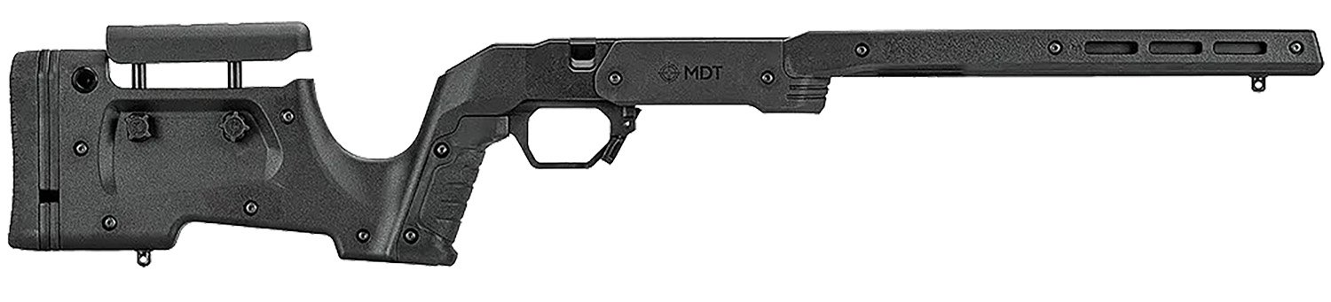 Buy Mdt Sporting Goods Inc 104691BLK XRS Chassis Black Aluminum Core with Polymer Panels, Adj. Cheekrest, M-LOK Forend, Interchangeable Grips, AICS Mag Compatible, Fits Short Action Remington 700 online