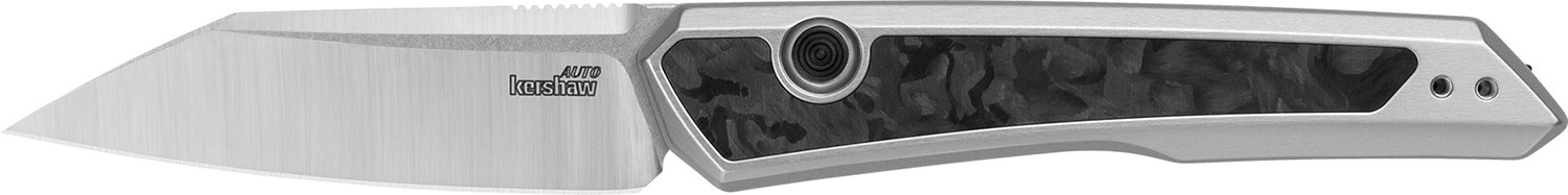 Kershaw 7050 Launch 20 Plain Stonewash MagnaCut Push Button Auto Knife - Kershaw