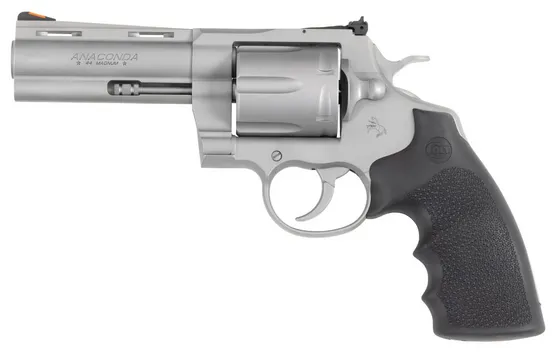 Colt ZANACONDASM4RTS Anaconda 44MAG 4.25" Matte SS Rubber Grip Revolver
