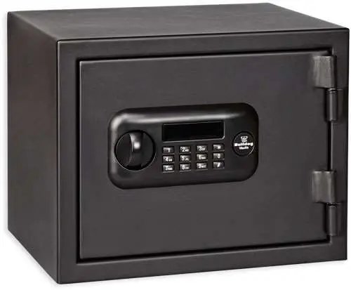 Bulldog BD1090F Digital Fire Safe Black Steel Keypad/Key 12"x15"x12" - Bulldog