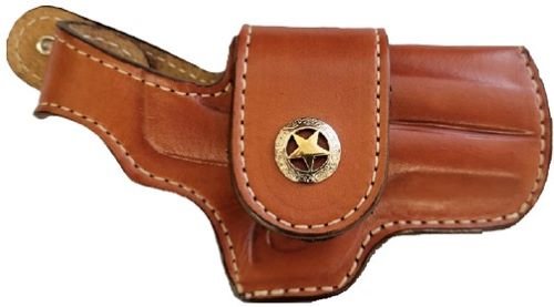 Bond Arms Driving Holster Right-Hand Thumbsnap Leather Tan - Bond Arms