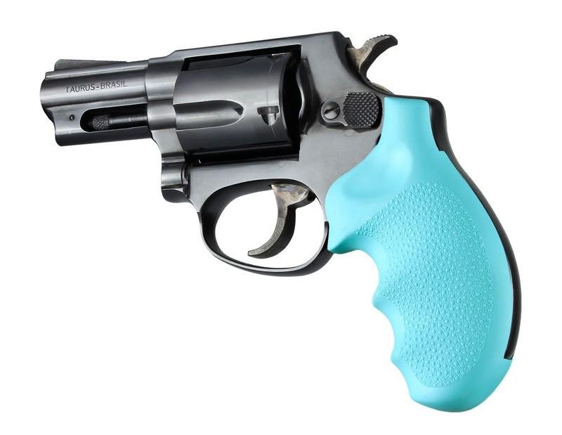 Hogue 67004 Rubber Monogrip Aqua 8.10 In OAL - Hogue