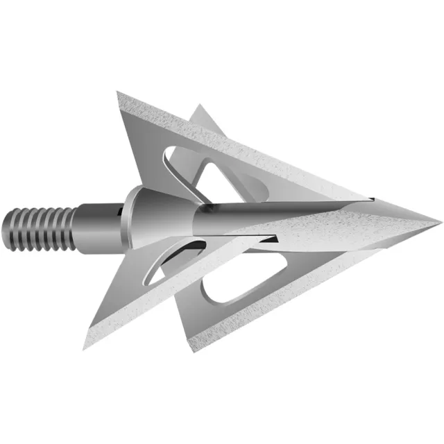 Slick Trick 17STPRO3WT100 Wicked Trick Broadheads 100gr Stainless Steel 3pk - Slick Trick