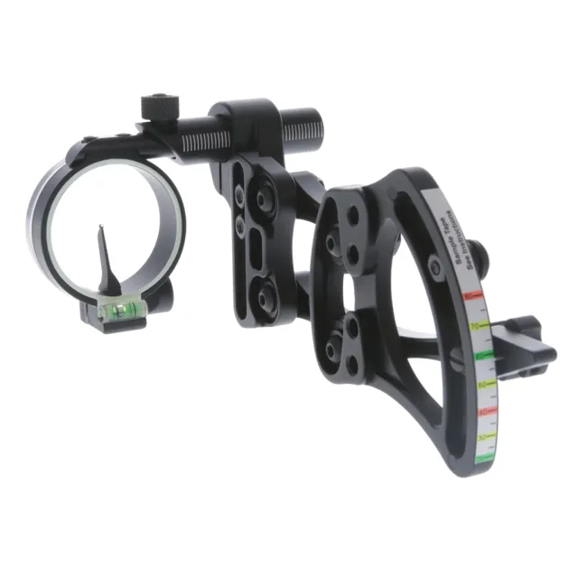 TruGlo TG-TG701 Pendulum Sight Black 1 Pin .019 RH/LH 35 Yards - TruGlo