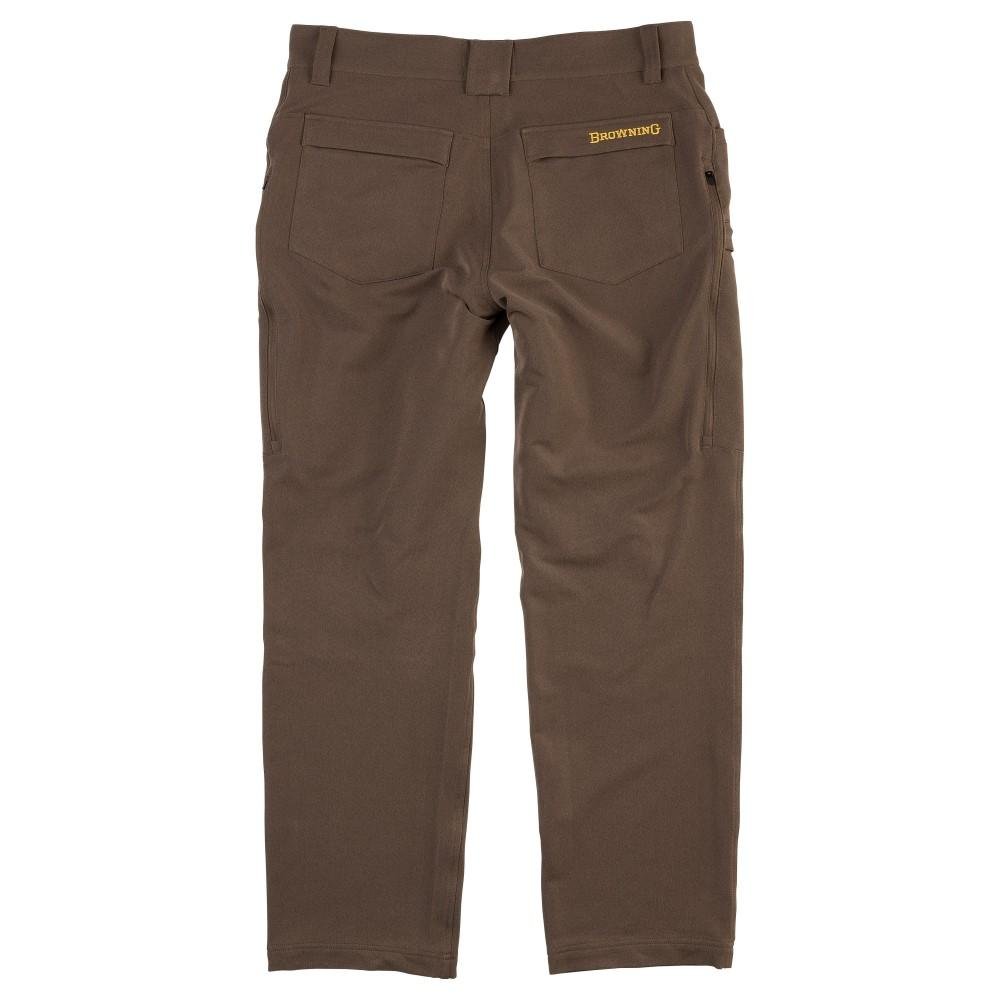 Browning Pahvant Pro Pant Major Brown 36 - Wind Resistant, Water-Resistant, Stretch Fabric - Browning