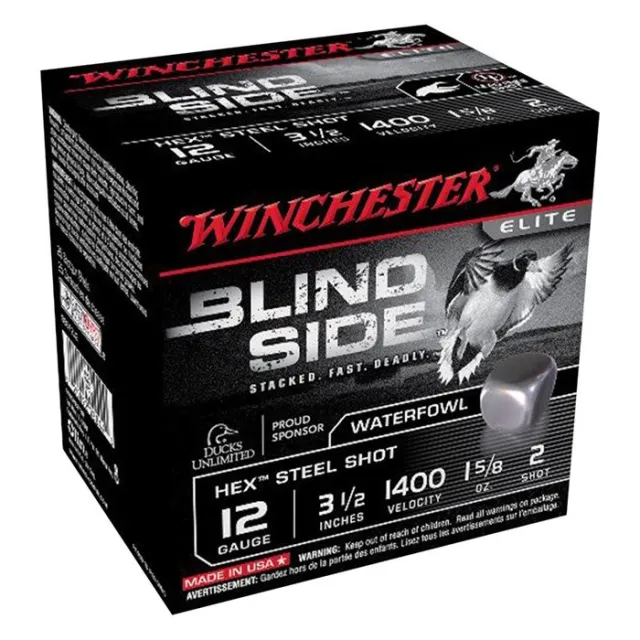 Winchester Ammunition Blind Side 12G 3.5" 15/8 25BX Shotgun Shell