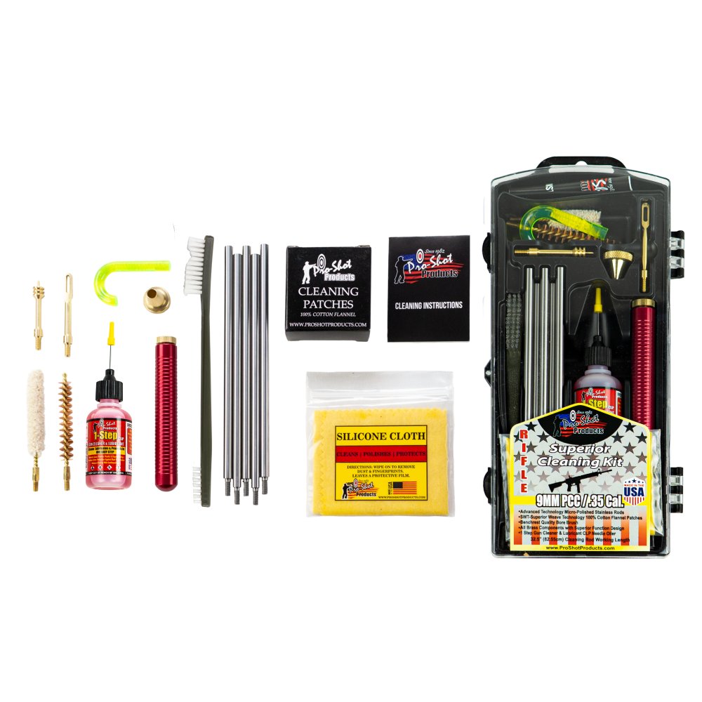 Buy Pro-Shot Products R9-KIT 9mm Luger Handgun Carbine Cleaning Kit online