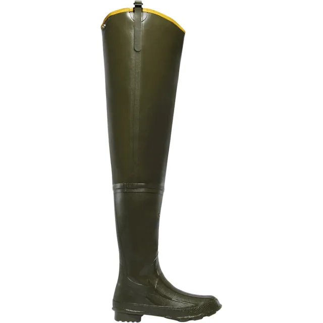 LaCrosse 154040-12M Grange Hip Boot 32" OD Green Size 12 Waterproof Rubber
