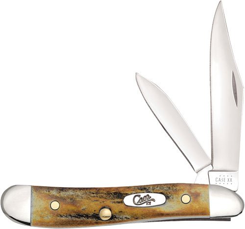 Case Cutlery 00048 Genuine Stag Peanut Knife Premium - Case Cutlery