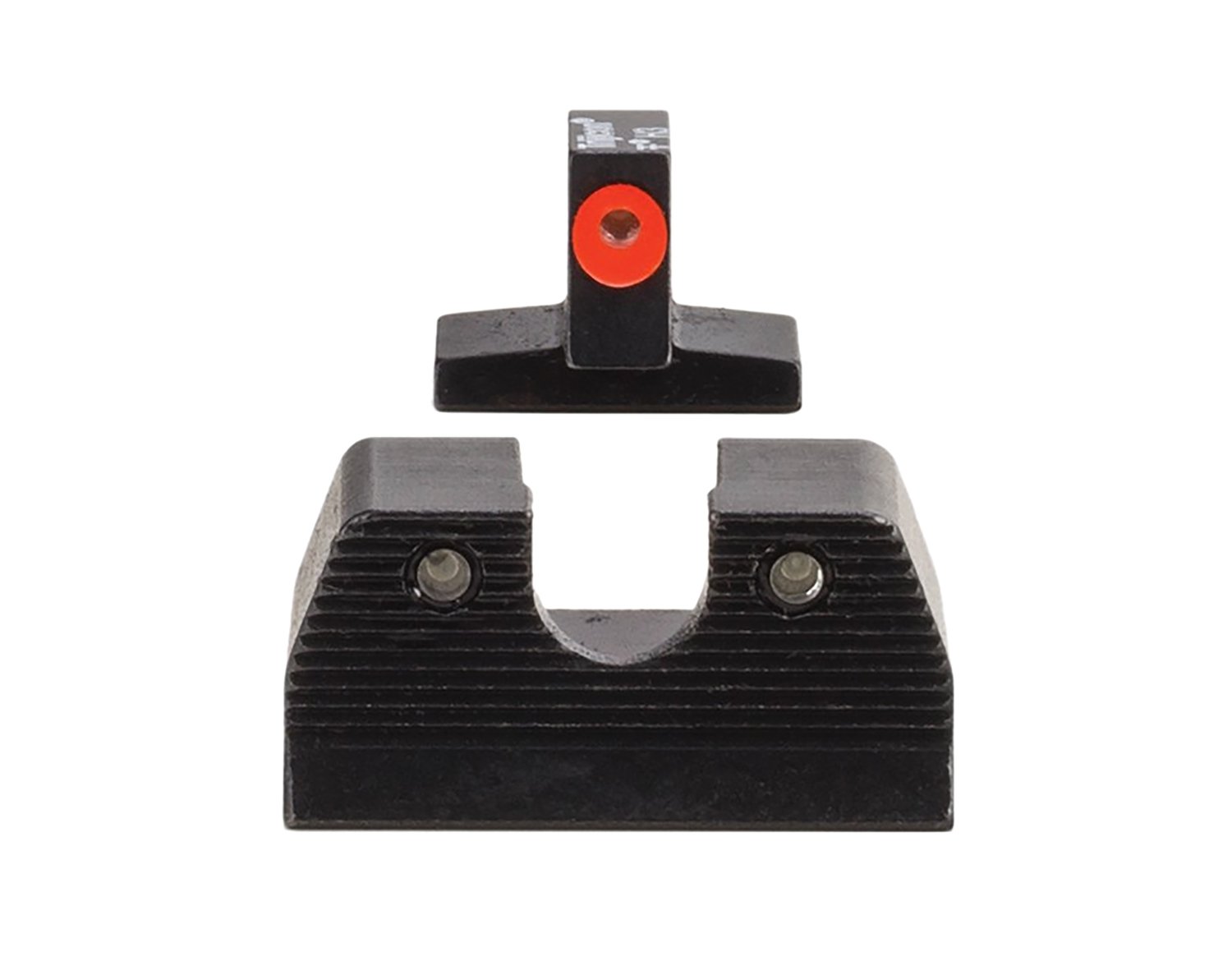 Trijicon 600891 HD XR Night Sight Set Green Tritium Orange Outline Front - Trijicon