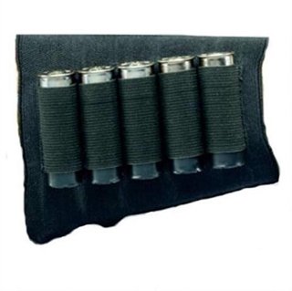 Hunters Specialties 00685 Buttstock Shell Holder Shotgun 5 Rounds Black - GSM Outdoors