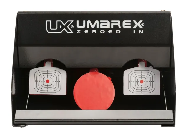 Umarex 2218075 Trap Shot Re-Setable Steel Red/White Target AIR Rifle - UMA
