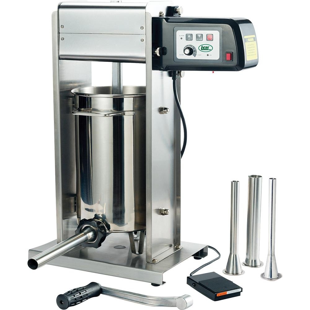LEM Big Bite Motorized Sausage Stuffer 20 lb Stainless Steel - DNZ Products