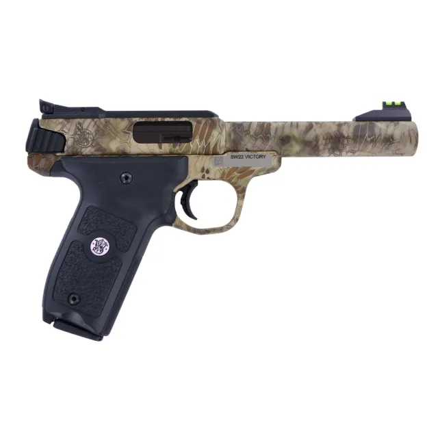 Smith & Wesson 10297U SW22 Victory .22 LR 5.5" Kryptek Camo 10+1 Used