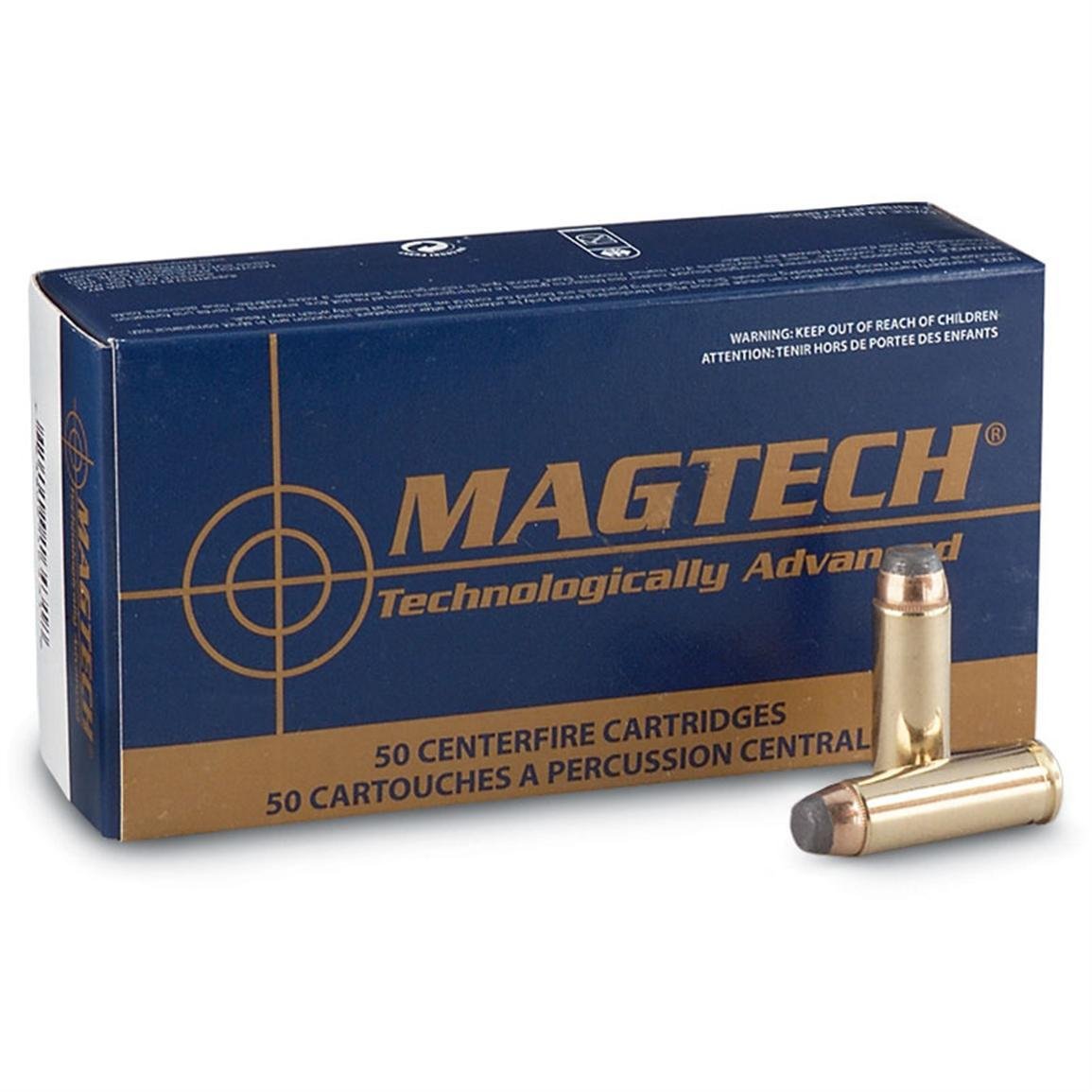 Magtech Ammunition 357B .357 Magnum 158gr SJHP 1235fps 50/Box - Magtech Ammunition - 357 MAGNUM