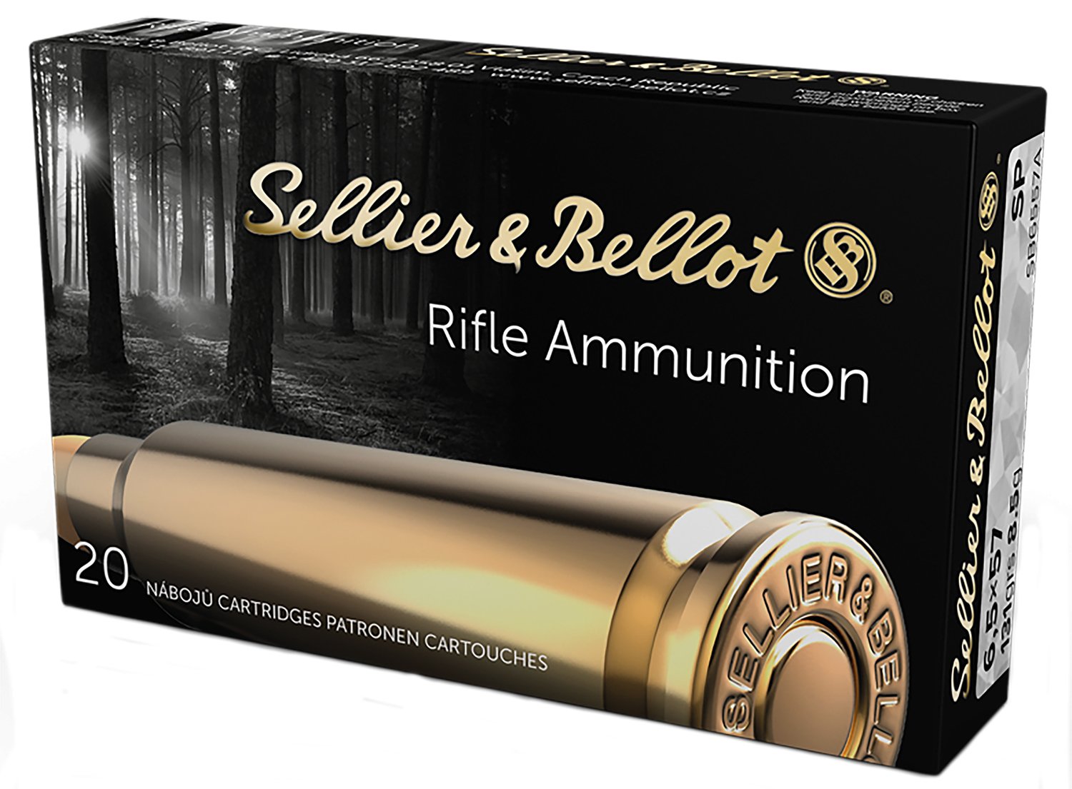 Buy Sellier & Bellot SB6557A 6.5x57mm 131gr Soft Point 20rd Box online