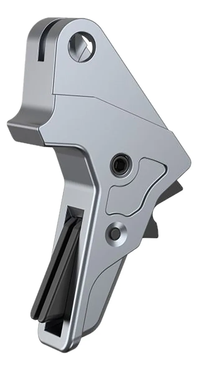 Tyrant CNC TDMPTRIGFSCGREY/BLK Gray Aluminum Trigger for S&W M&P 1.0/2.0 - Tyrant CNC