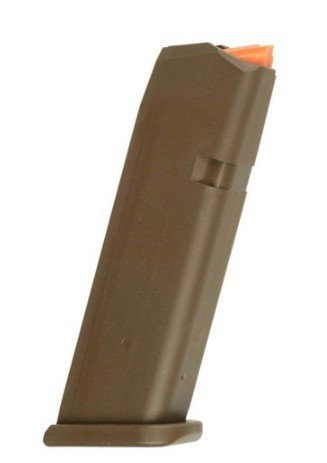 Glock 47459 G17 17rd 9mm Luger Magazine Flat Dark Earth Polymer - Glock - 9MM