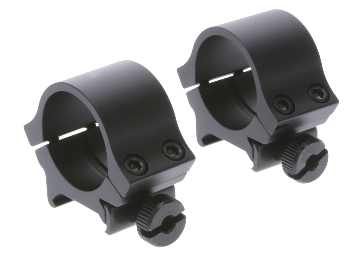 TruGlo TG8961B1 Medium 1 In Matte Black Scope Rings Weaver/Picatinny - TRU Ball - 1"