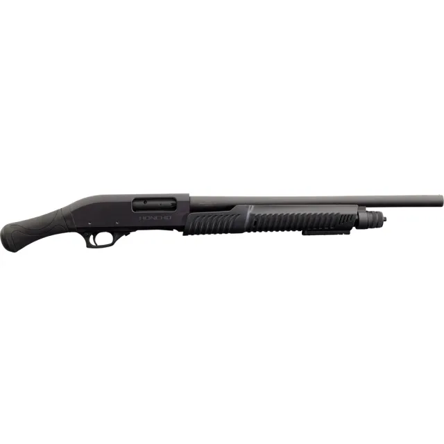 Chaippa Honcho Pump Shotgun 12 ga 18 in Black w/BLK Syn Birds Head Grip 3in CA