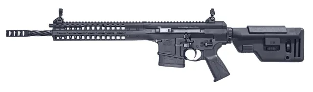 LWRC REPR MKII 308Win Semi Auto AR10 Black 16.1" Barrel Adjustable Stock - LWRC International - .308 Win
