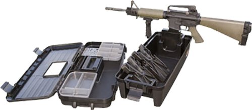 MTM Case-Gard Tactical Range Box with AR Rifle Mount Black - MTM Case-Gard