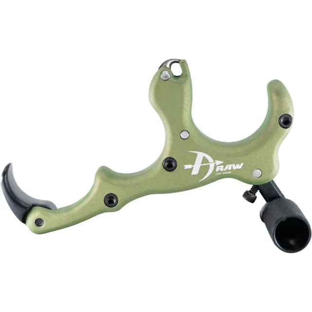 B3 DRAW-CHCG Hook Release Crocodile Green 3/4-Finger Stainless Steel Sear - B3