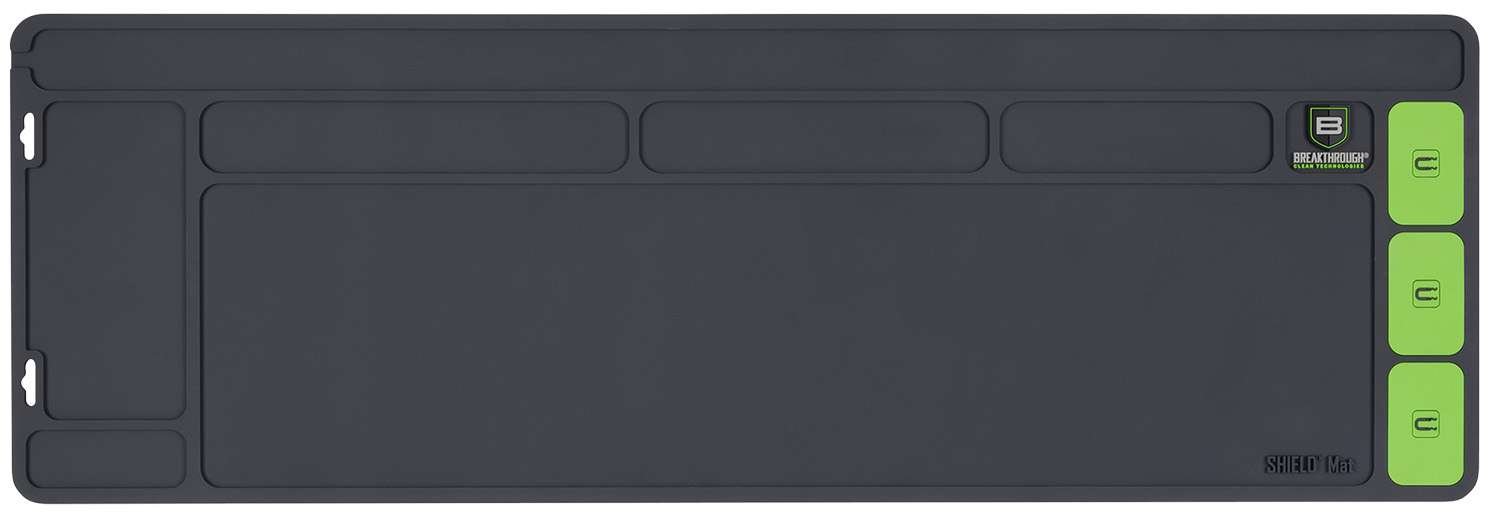 Breakthrough Clean BT-SGM-R Shield Mat Gray/Green PVC 35.88 x11.88 - Breakthrough Clean