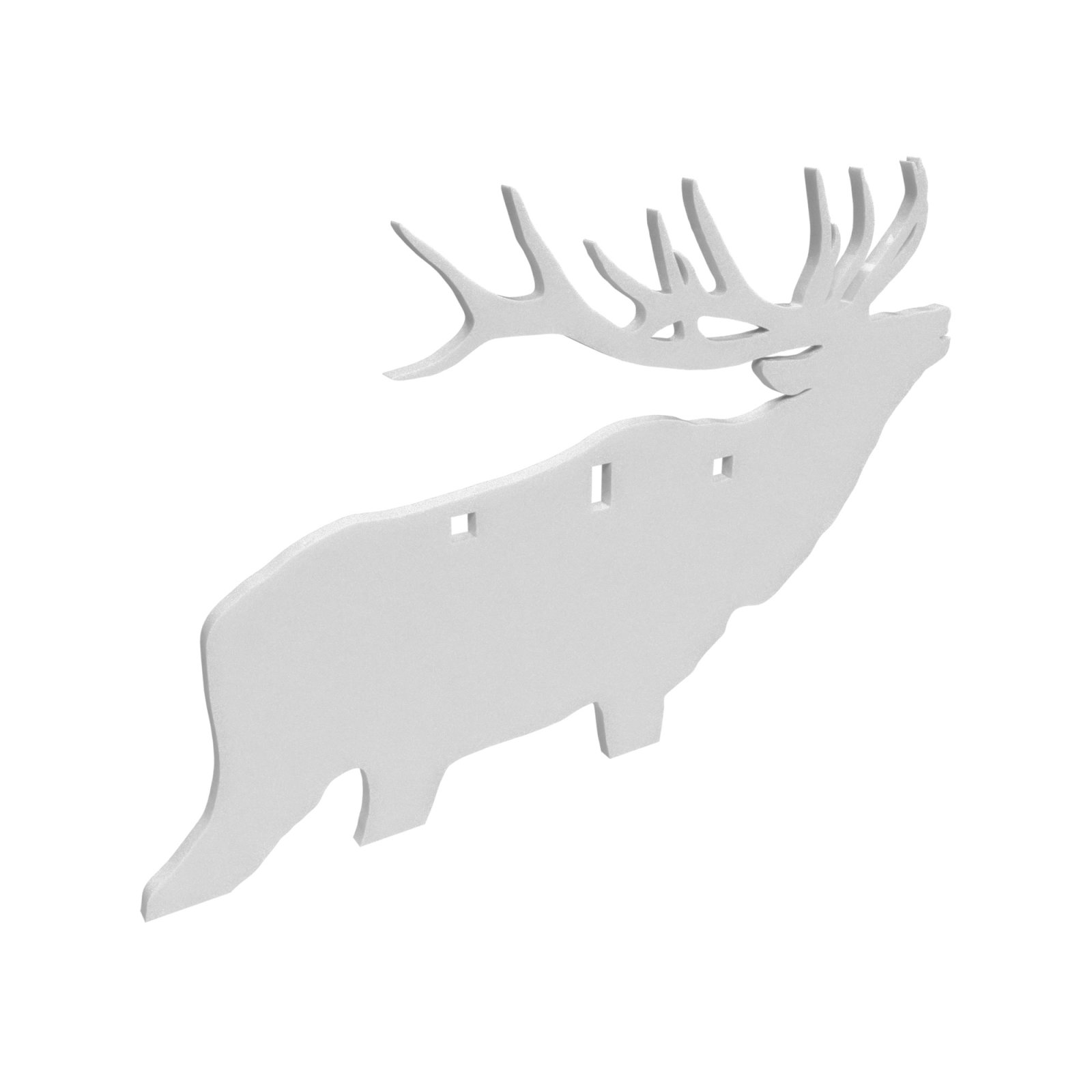 Birchwood Casey AR500 Elk Target 3/8" Steel 21" Silhouette - Birchwood Casey