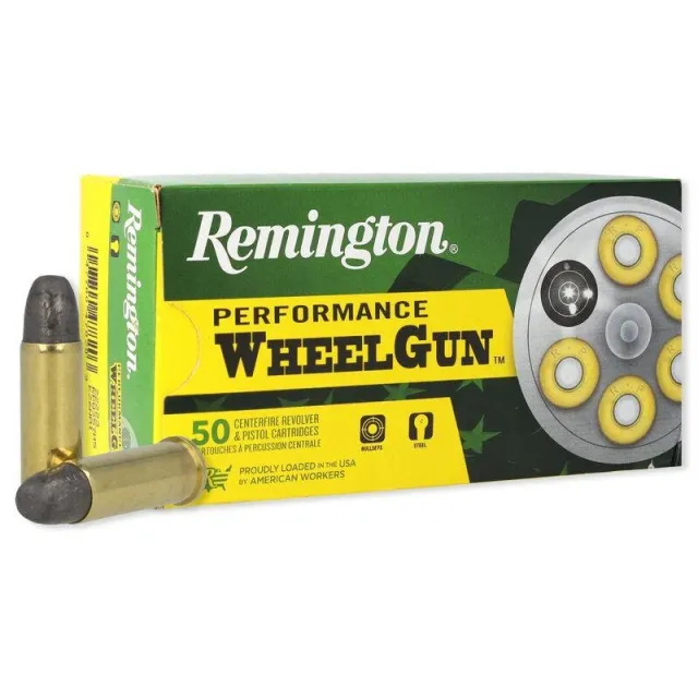 Remington R22210 Performance Wheelgun 98 Grain Lead Round Nose, 50 Rounds, .32 S&W Long Centerfire Pistol Ammo