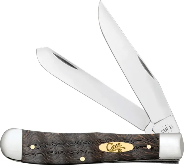 Case CAE TRAPPER BLK CURLY OAK WOOD Black Curly Oak Wood .000 - Case