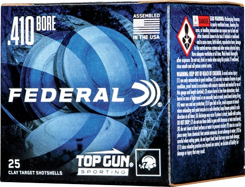 Federal TGS41214 8 410GA 2.75" 1/2oz #8 Shot 25/Box Target Loads - Federal Premium Ammunition - 410