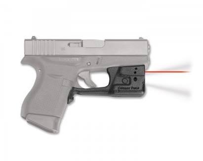 Crimson Trace 01-5280-1 Laserguard Pro Red Laser/Light for Glock 42/43 - Crimson Trace - 0.50" AT 50 FT