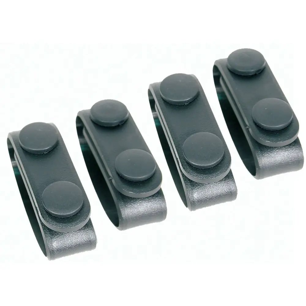 Buy Blackhawk 44B300BK Belt Keeper 2.25" Black Nylon Molded Snap Set of 4 online