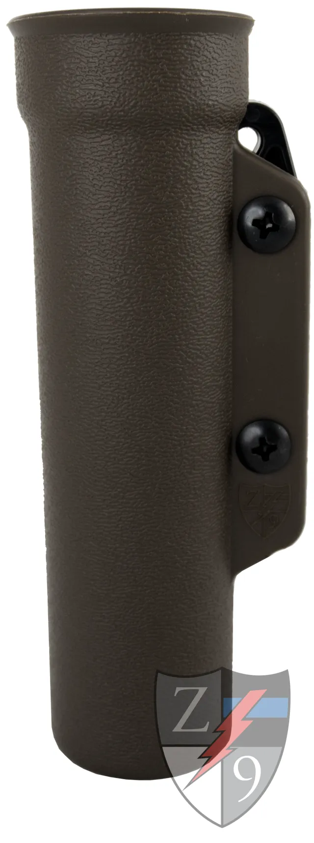 Zero9 Solutions Flashlight Case Bezel Up 2 Ring Mount Matte Black