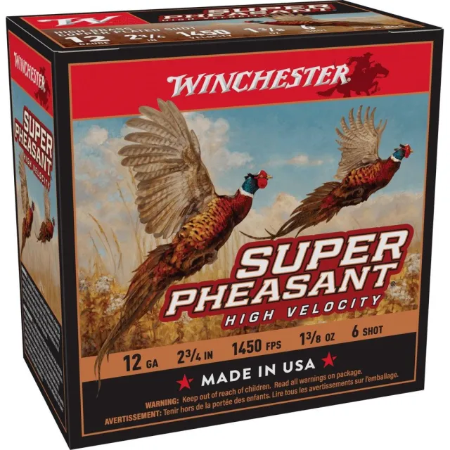Winchester X12PHV6 12 Gauge 2.75 in 1 3/8 oz 6 Shot 1450 fps Ammo - Winchester - 12 Gauge