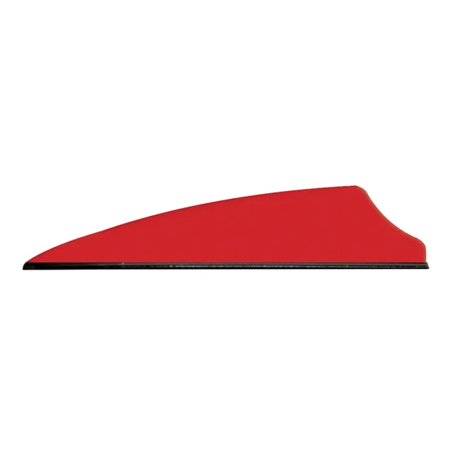 Q2i Q05047 Fusion X-II Vanes Red 2.1" 100pk Shield Cut Low Drag - Q2i