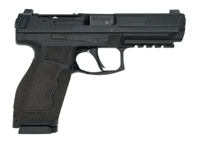 Langdon Tactical Tech VP9A1FHPRDMWC HK VP9A1F Full Size Frame 9mm Luger 17+1 4.53" Black Nitride Polygonal Rifled Barrel, Black Nitride Optic Ready/Serrated Slide, Black Polymer Frame w/Picatinny Rai - LTT - 9mm for sale at Smoke Wagon Firearms