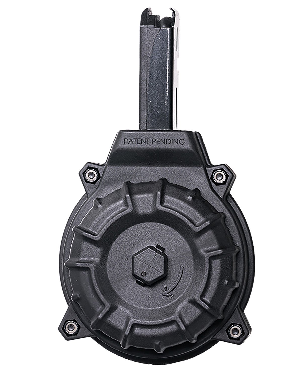 ProMag DRMA105 40rd Drum .45 ACP Black Polymer Magazine - Pro-Shot Products - 40RD