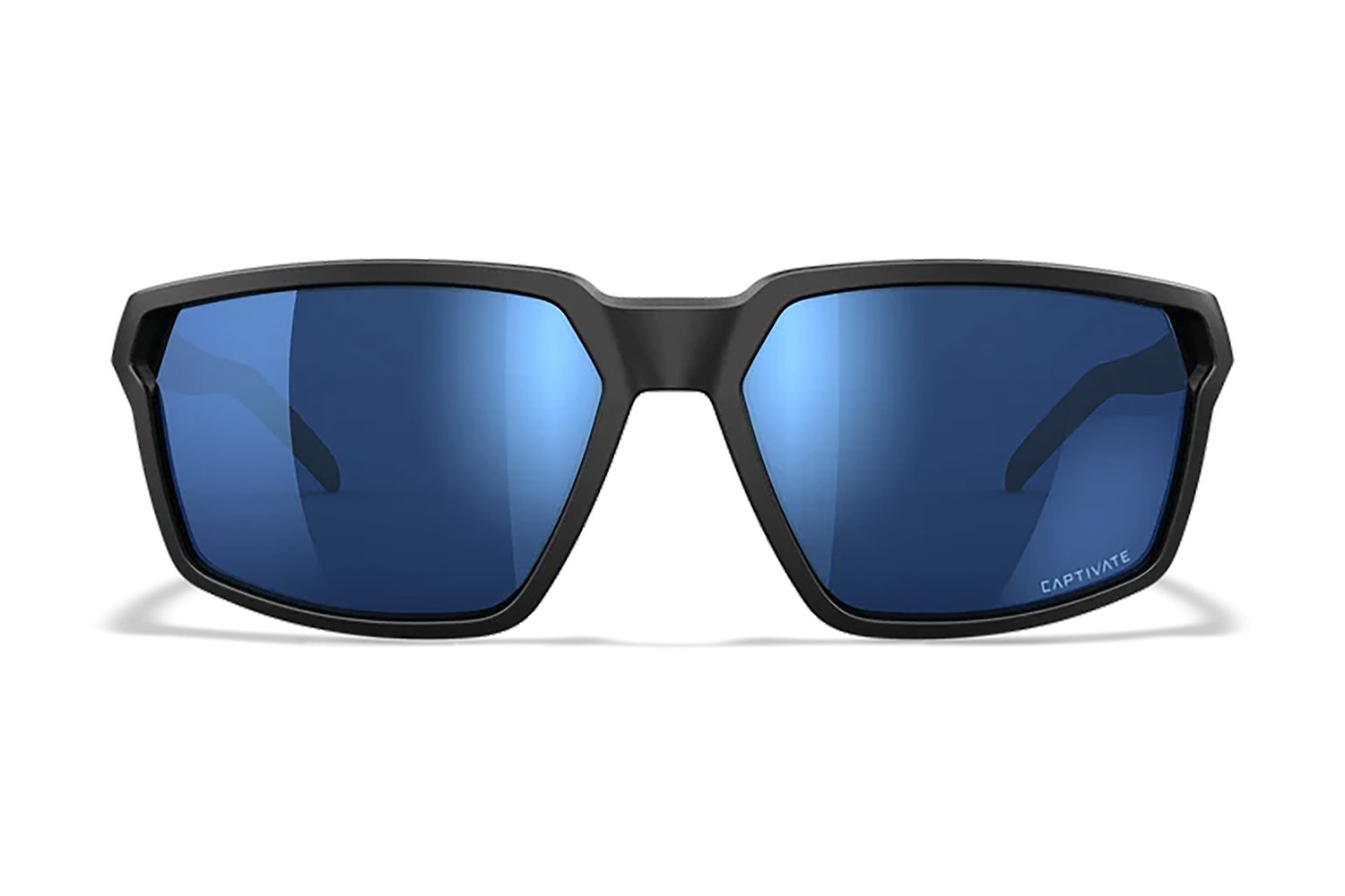 Wiley X Sierra AC6SRA09 M/L Matte Black Frame Blue Mirror Lens - WILEY X EYEWEAR