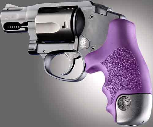 Hogue S&W J Frame RB Poly Bodyguard Purple Grips - Hogue