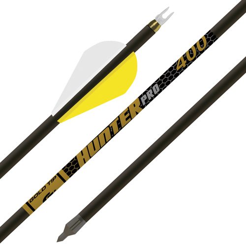 Buy Gold Tip HPOR340A26 Hunter Pro Arrows 340 2" Raptor Vanes 6-Pack online